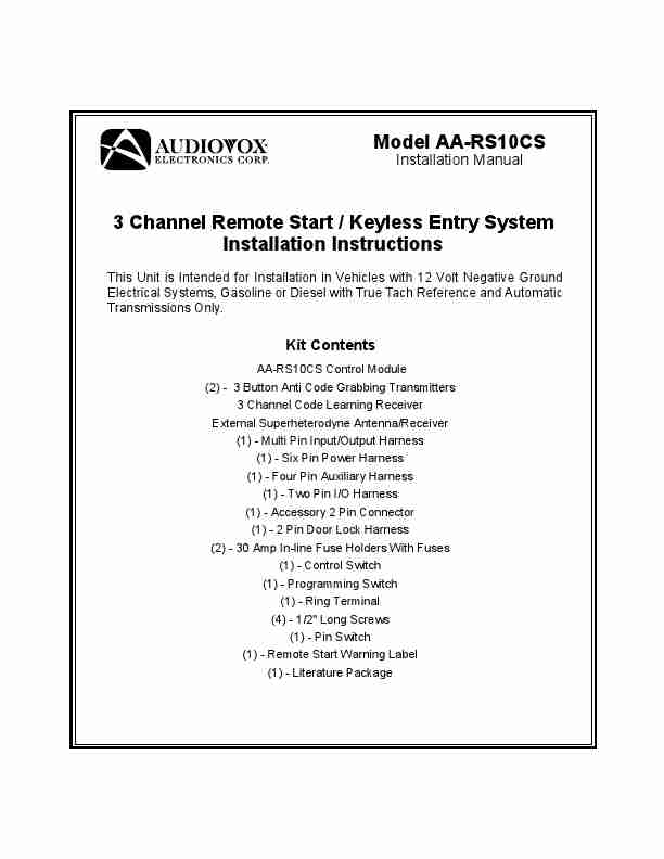 Audiovox Remote Starter AA-RS10CS-page_pdf